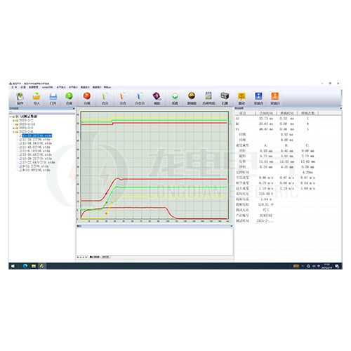 開關(guān)特性測(cè)試界面